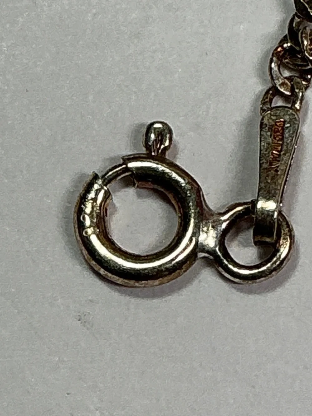 YGI Sterling Silver Petite Curb Chain Bracelet. 7.5 inches long